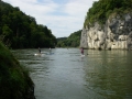 Einsteigerkurs für SUP-Flussfahrt auf der Donau